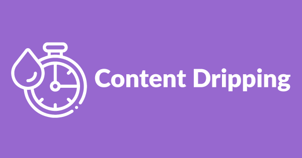 Content Dripping Header